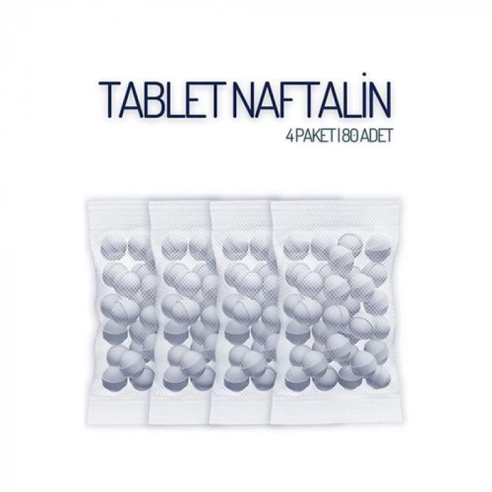 Tablet Naftalin Güve Topu Naftalin 80 Adet 718