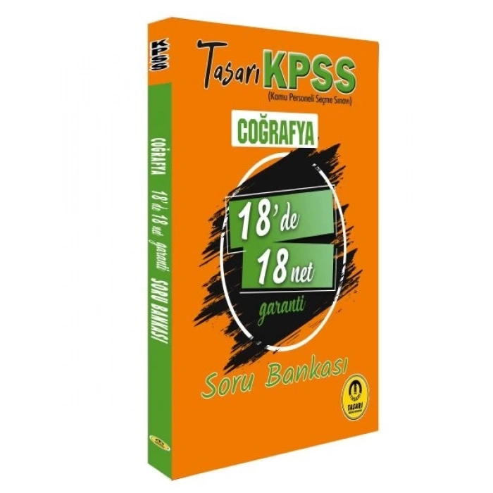Tasarı KPSS Coğrafya 18de 18 Net Soru Bankası