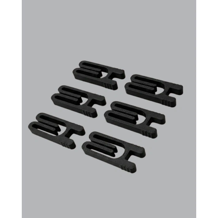 Mey İthalat® Tekrar Kullanılabilir Poşet Mandalı Siyah 6’lı Set