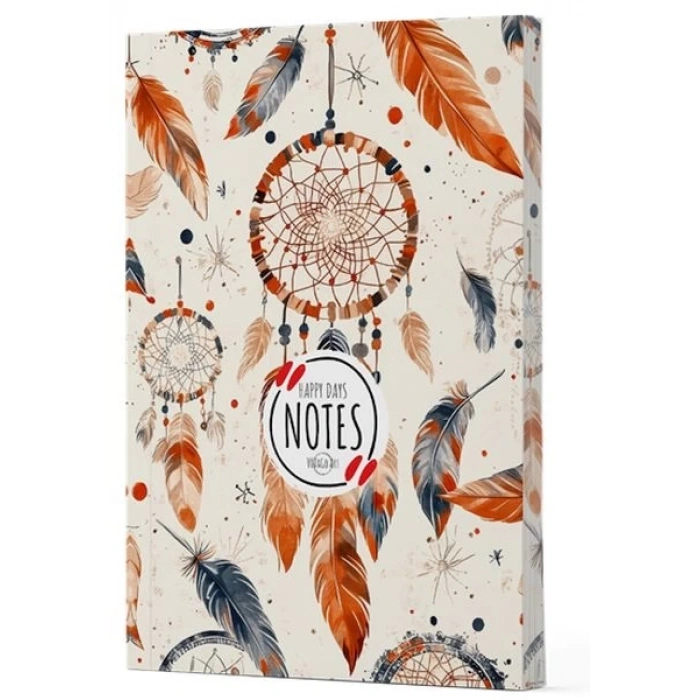 Tüy 5 - Yan Boyamalı Çizgili Defter