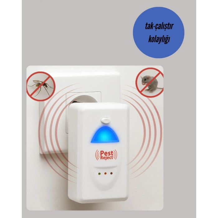 Mey İthalat® Ultrasonik Teknolojili Elektronik Haşere Kovucu