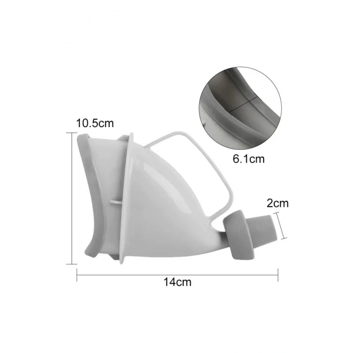 Unisex Taşınabilir Hijjenik Seyahat Tuvalet Aparatı Seyahat Tuvalet Hunisi