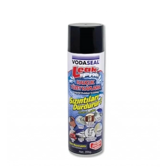 Vodaseal Leak Fix Kauçuk İzolasyon Spreyi 396 gr Siyah