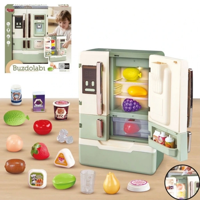 Mey İthalat® VRD10650 IŞIKLI VE SESLİ AKSESUARLI BUZDOLABI