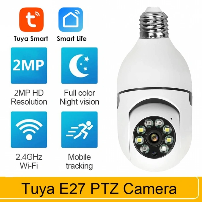 WiFi Panoramik Kamera 360 Derece Kablosuz Kamera (5047)