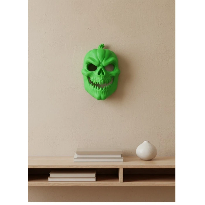 Mey İthalat® Yeşil Dekoratif Korku Maskesi Duvar Süsü