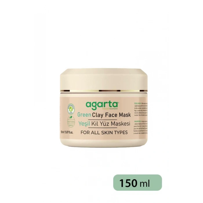 Yeşil Kil Yüz Maskesi 150 ml