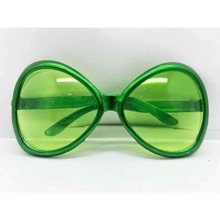 Yeşil Renk Yeşilçam Nostalji 80li Yıllar 90lı Yıllar Parti Gözlüğü  7x16 Cm