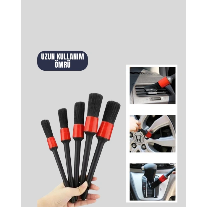 Mey İthalat® Yumuşak Kıllı Araç Bakım Fırça Takımı