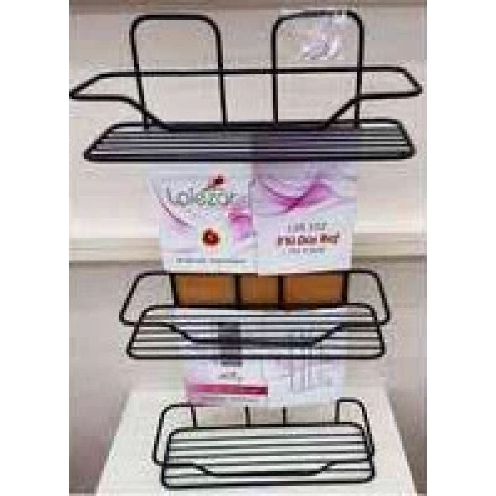 ZAMBAK 3LÜ RAF SİYAH BEYAZ (5047)