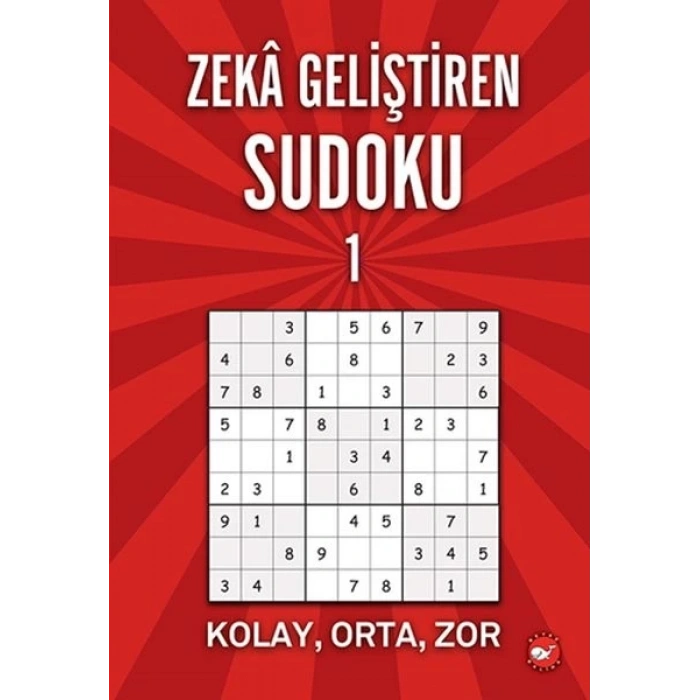 Zeka Geliştiren Sudoku 1 Kolay - Orta - Zor