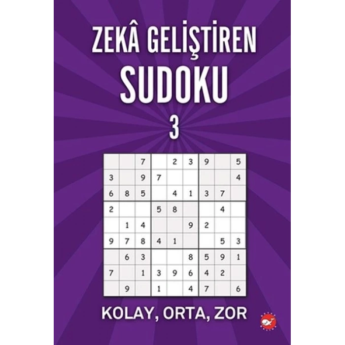Zeka Geliştiren Sudoku 3 - Kolay - Orta - Zor