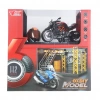 Mey İthalat® 1/12 Motosiklet Gustav PB 3R Sesli ve Işıklı