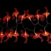 10&apos;lu Pilli Led Flamingo Dekoratif Işık Zinciri Aydınlatma 1,5 Mt (5047)