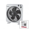 12 İNÇ  KUTU FAN  VANTİLATÖR  3 KADEME HIZ   5 PLASTİK KANAT  40W   60DK.ZAMAN AYARLI  MTR-F620 (5047)