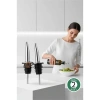 2 Adet Inox Çelik Akıtmaz Yağdanlık Ucu - Profesyonel Şişe Tıpası & Sosluk Başlığı