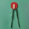 2li Yapışkanlı Retro Askılık Dolap Kapak Kulpu Kırmızı (5047)
