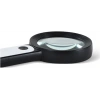 30x 12ışıklı Büyüteç Taşınabilir Çıft Katmanlı Optik Cam Okuma Büyüteç 229018