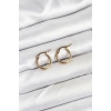 Mey İthalat® 316L Çelik Gold Renk 12 mm Halka Kadın Küpe