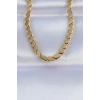 316L Çelik Gold Renk Arpa Model Kolye