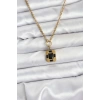 Mey İthalat® 316L Çelik Zincir Gold Renk Vintage Model Kadın Kolye
