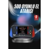 Mey İthalat® 3.5 İnç 500ü 1 Arada Klasik Oyun Konsolu Nostalji Oyunlu Atari