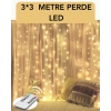 Mey İthalat® 3x3 Metre Perde LED Işık – Parti ve Bahçe Dekorasyonu