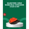 Mey İthalat® 5 Metre Kablolu 4’lü Kırmızı Priz Makara