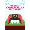 Mey İthalat® 520 Retro Oyunlu El Konsolu Atari Oyun Konsolu Taşınabilir