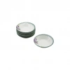 6 PCS PORSELEN DESENLİ ÇAY TABAĞI (5047)