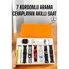 Mey İthalat® Akıllı Saat 7 Kordonlu Bildirim Görebilen Metal Kordon GPS Özelliği