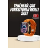 Mey İthalat® Akıllı Saat Android ve İOS Uyumlu Plastik Kordon Yeni Nesil