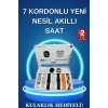 Mey İthalat® Akıllı Saat Bluetooth Kulaklık Adımsayar Sağlık Takibi Çağrı Cevaplama