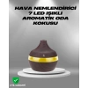 Mey İthalat® Aromaterapi Uyumlu 300 ml LED Işıklı Oda Kokusu Difüzörü