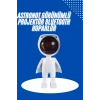 Mey İthalat® Astronot Işık Projektörü Gökkuşağı Projeksiyon Gece Lambası Hediyelik