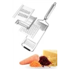 Ayarlanabilir 3 Farklı Başlıklı Tutmalı Sebze Dilimleyici Peynir Rendeleyici Aparat