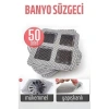 Banyo Gider Süzgeci 50 Adet Yapışkanlı Filtre, 10x10 cm