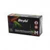 BEYBİ M SİYAH PUDRASIZ NİTRİL MUAYENE ELDİVENİ 100LÜ (5047)