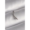 316L Çelik Gümüş Renk Çivi Model Piercing
