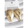 Mey İthalat® Pirinç Gold Renk Badem Model Kadın Küpe