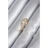Pirinç Gold Renk Zirkon Taşlı Yılan Model Kadın Yüzük