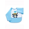 Poli Muşamba Kollu Mama Önlüğü 034 Mavi