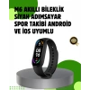 Mey İthalat® Bluetooth 5.0 Akıllı Bileklik – Kalp, Uyku ve Aktivite Takibi