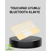 Mey İthalat® Bluetooth Kablosuz Klavye – İnce Slim Model, Tablet ve Akıllı TV Uyumlu, Sessiz Tuşlu Taşınabilir Klavye