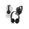 Mey İthalat® Bluetooth Kablosuz Kulaklık Siyah Wireless 5.0 Kulak Üstü Uzun Pil Ömrü