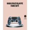 Mey İthalat® Bluetooth Kablosuz PS4 Gamepad Çift Motorlu Siyah Controller