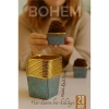 Bohem Kare Kek Kalıbı , Alüminyum  Cupcake Muffin Kalıbı 20li Paket 722260