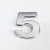 Mey İthalat® Cemax 5 Rakamı 3,75 cm Krom Yapışkanlı