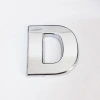 Mey İthalat® Cemax D Harfi  3,75 cm Krom Yapışkanlı