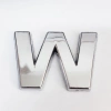 Mey İthalat® Cemax W Harfi  3,75 cm Krom Yapışkanlı